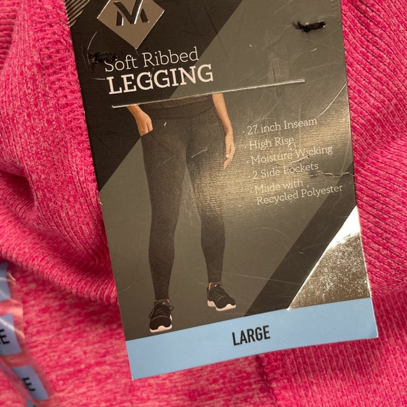 Soft ribbed legging high rise pants - Picture 9 of 10